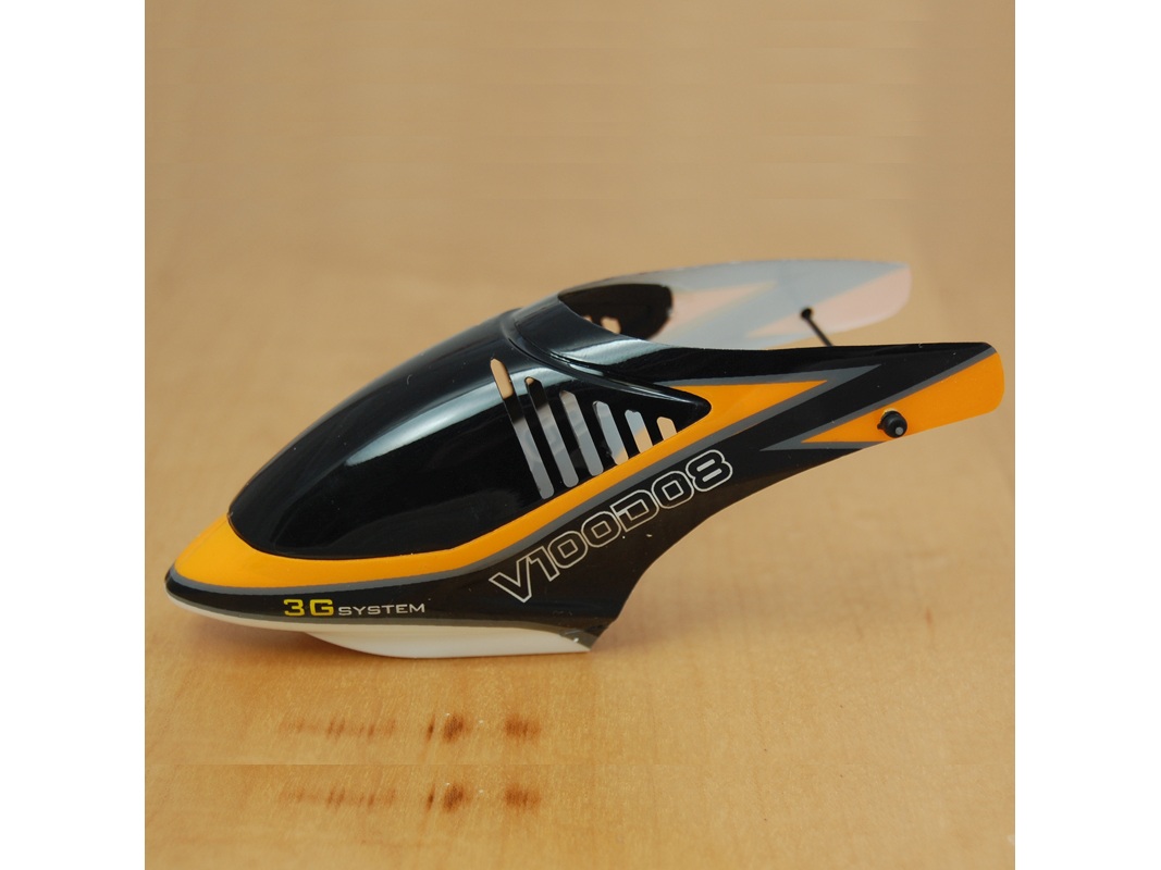 Haube orange HM-V100D08-Z-07 zu Walkera Helis