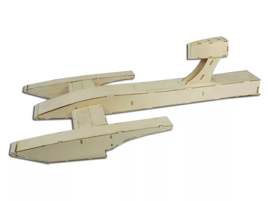 Real-Kit - Air Boot, Länge: 600mm - KIT-Bausatz aus Balsaholz – Bild 2