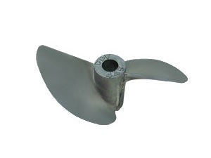 Schiffsschraube 2 Blatt Alu, Durchmesser x Pitch 54 x 1.4", für 4.6mm Welle