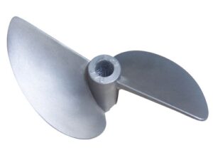 Schiffsschraube 2 Blatt Alu, Durchmesser x Pitch  63 x 1.4", für 6.35mm Welle