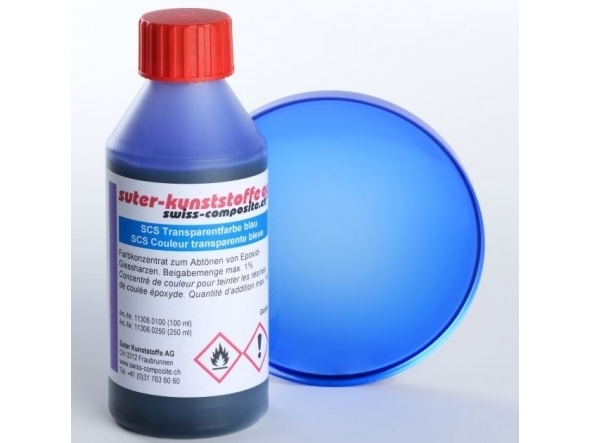 SCS-Transparentfarbe - blau - 100ml