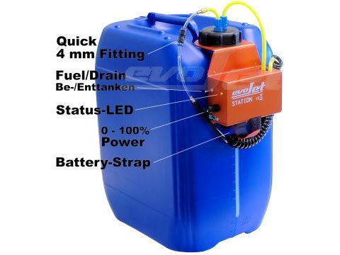 EvoJet Tankstation 20L für Benzin, Diesel und Kerosin – Bild 2