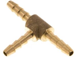 Schlauchverbinder, 3-Fach Pneumatik / Luft / Treibstoff - T-Verbinder, 5mm