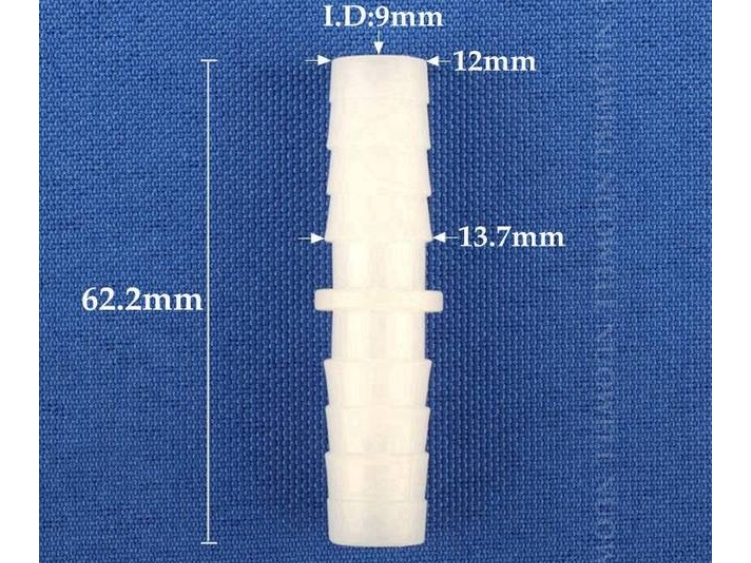 Schlauchverbinder aus Kunststoff - 12mm - 2er-Set – Bild 3