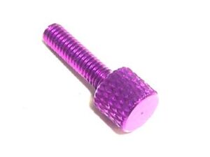 Kabinenhauben Rändelschraube aluminium violett M4 x 15 mm
