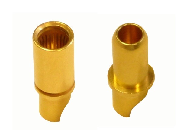 Goldkontaktstecker / Goldstecker und Buchse - 6mm Spezial Goldstecksystem – Bild 2