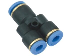 Schlauchkupplung, 3-fach Y-Steckverbindung 6mm auf 4mm (wie System Festo)