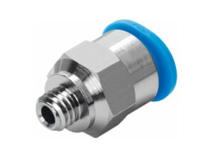 Original Festo Steckverschraubung, Steckverbindung 6mm - Gewinde M5