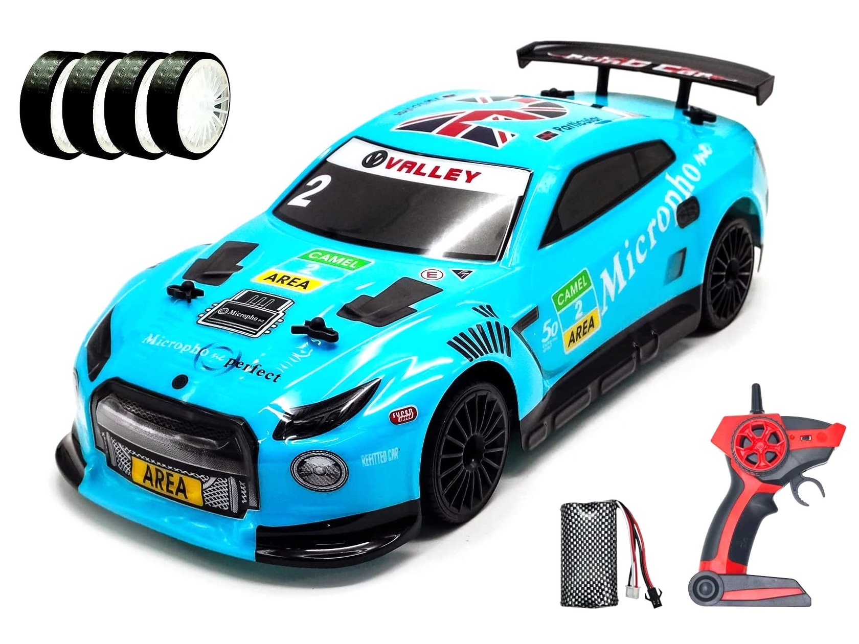High Speed Drift Car 4WD - RTR-Set BLAU 1:14 - Volantex