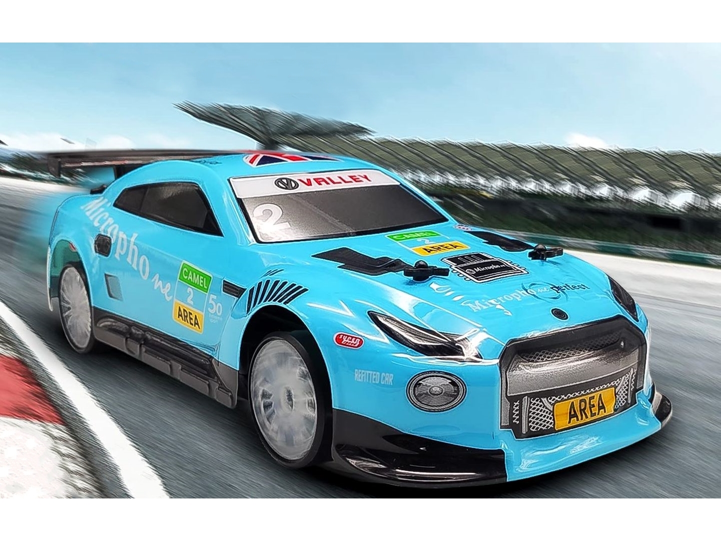 High Speed Drift Car 4WD - RTR-Set BLAU 1:14 - Volantex – Bild 2