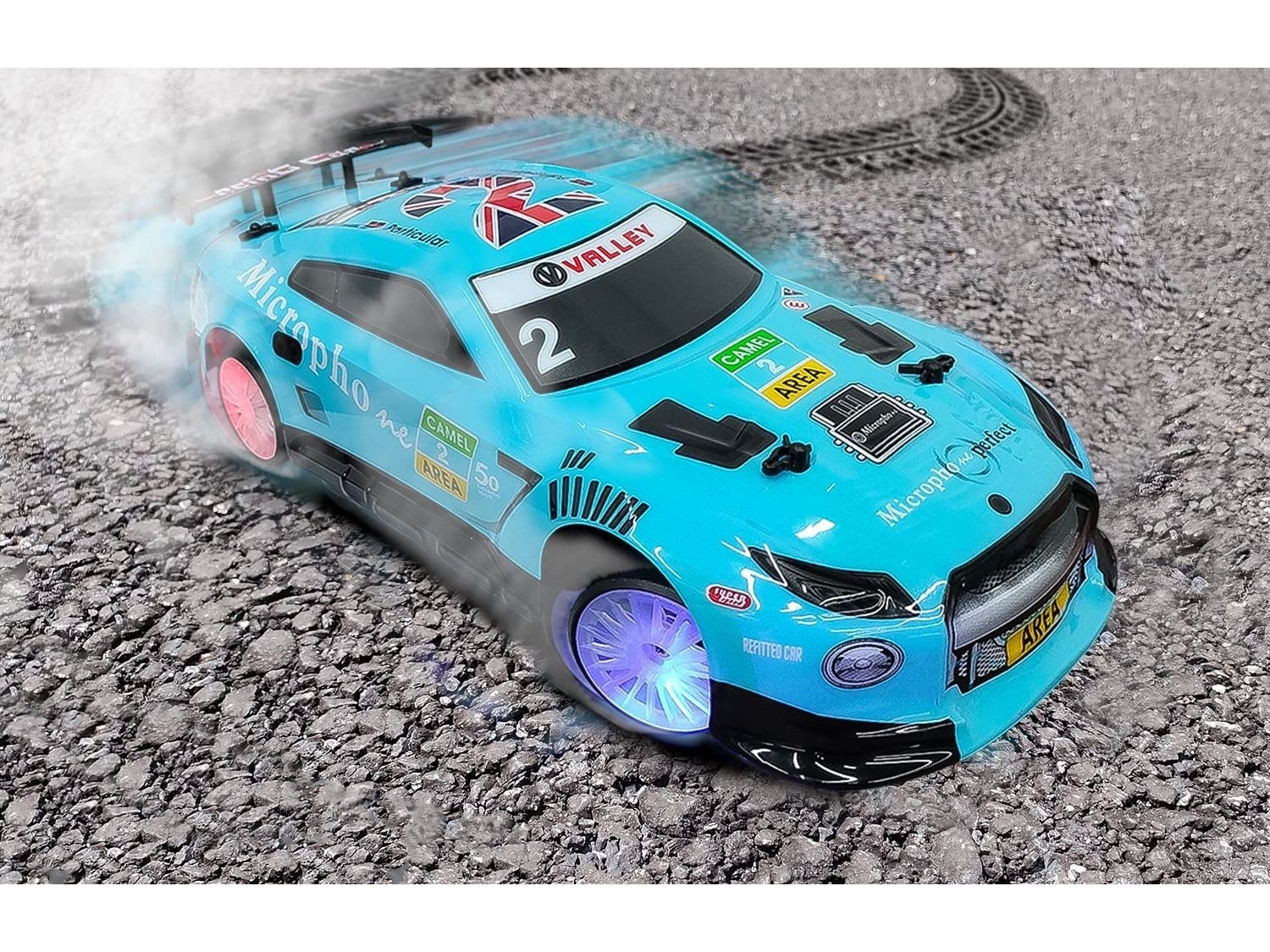 High Speed Drift Car 4WD - RTR-Set BLAU 1:14 - Volantex – Bild 5