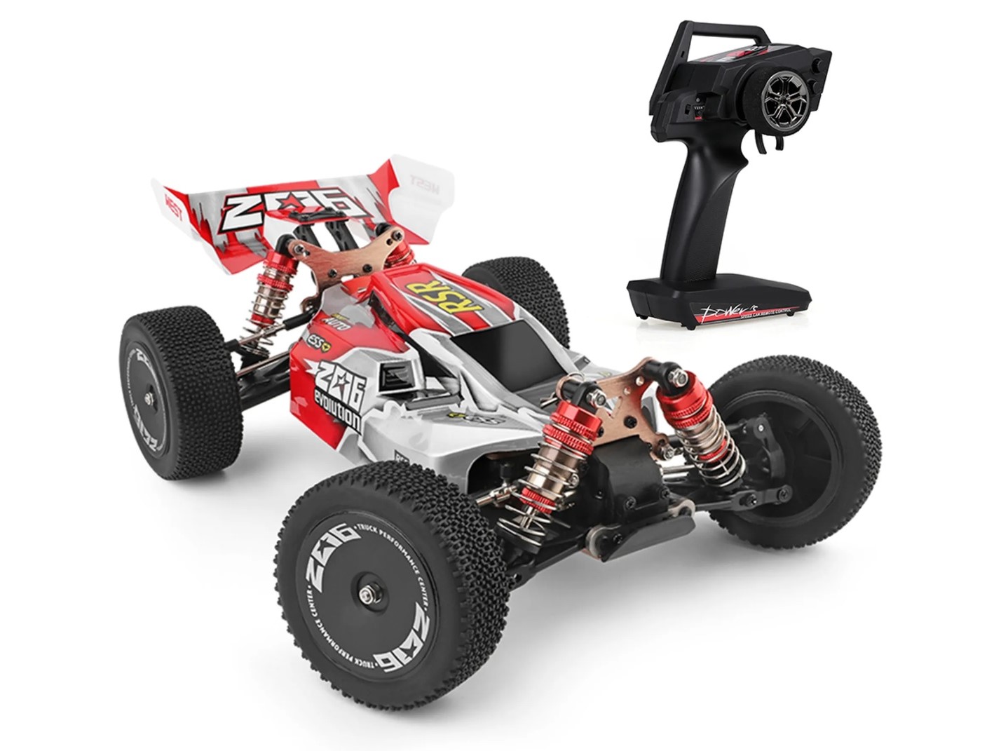 RC Buggy Z06 Evolution 4WD RC-Car 144001 RTR-Set 1:14 WLToys