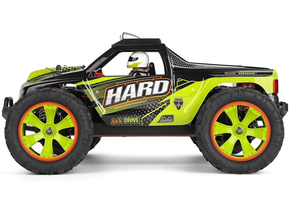 WLToys RC Monster Truck HARD 144002 - 4WD RC-Car 1:14 RTR-Komplett-Set – Bild 3