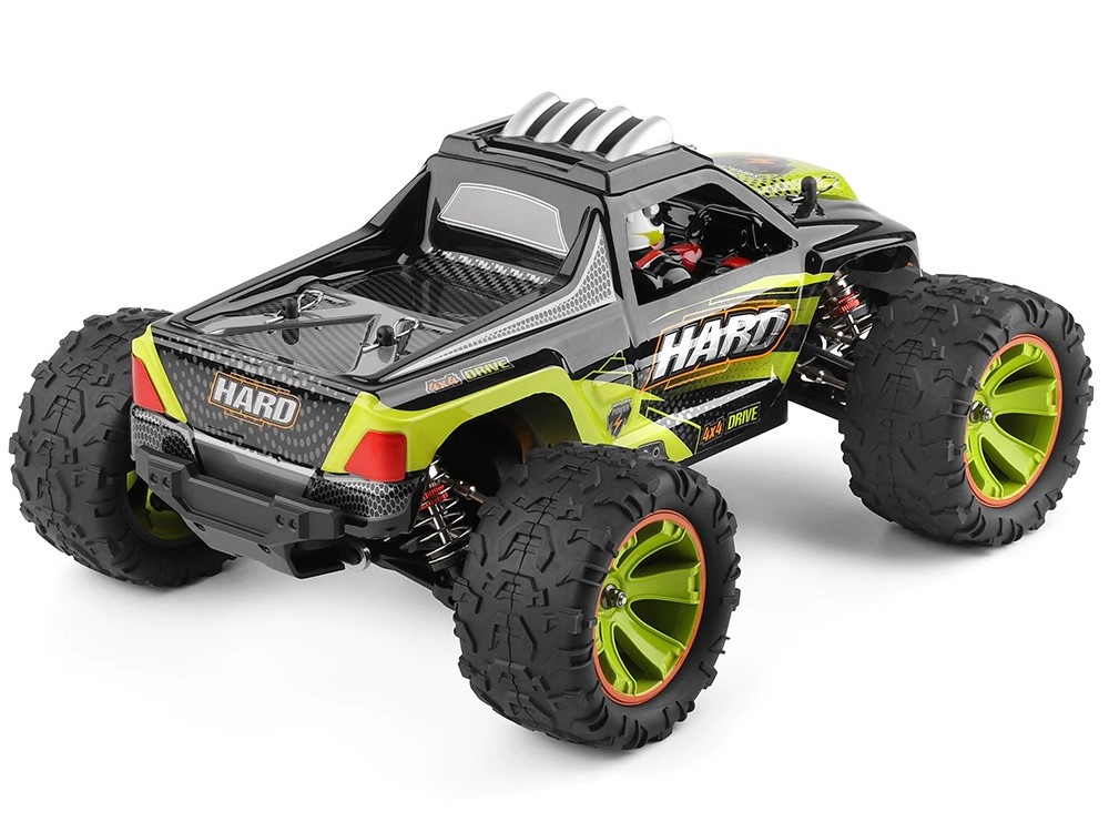 WLToys RC Monster Truck HARD 144002 - 4WD RC-Car 1:14 RTR-Komplett-Set – Bild 5