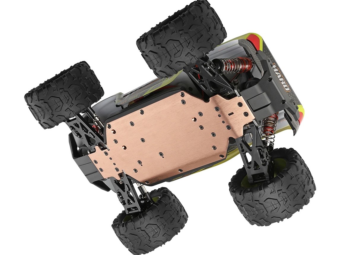 WLToys RC Monster Truck HARD 144002 - 4WD RC-Car 1:14 RTR-Komplett-Set – Bild 6