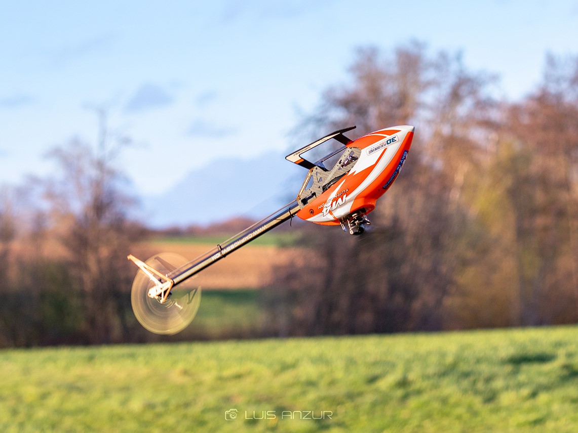 Helikopter M4 im PNP-Set - orange - OMPHobby / OSHM0408P – Bild 2