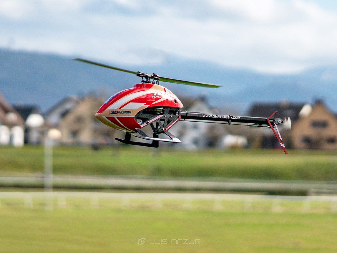 Helikopter M4 im PNP-Set - rot - OMPHobby / OSHM0405P – Bild 3