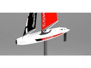 Aufkleber / Sticker zu RC-Segelboot, Compass RG65
