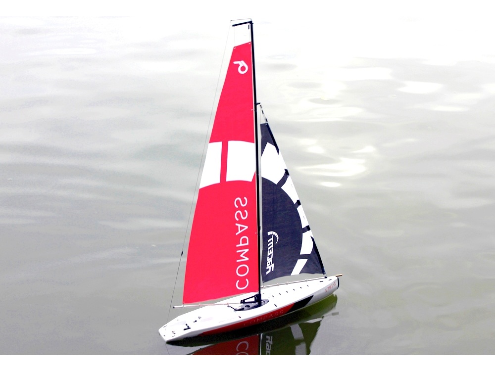 RC-Segelboot, Compass RG65, Länge 65cm, RTR-Komplettset, Volantex – Bild 3