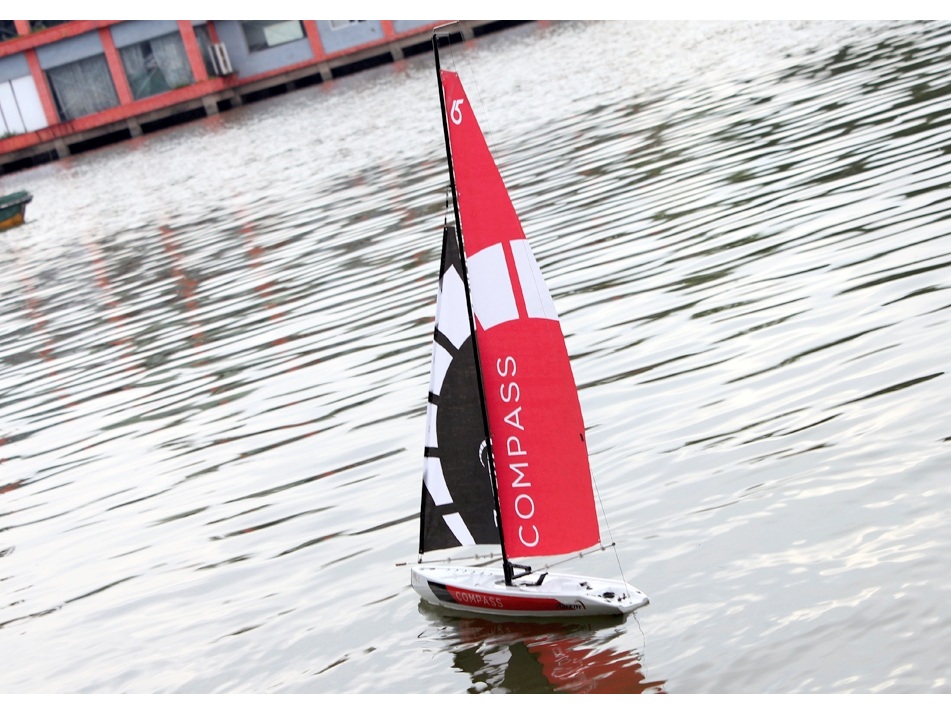 RC-Segelboot, Compass RG65, Länge 65cm, RTR-Komplettset, Volantex – Bild 5
