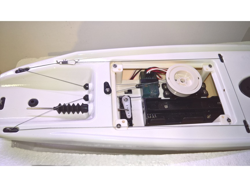 RC-Segelboot, Compass RG65, Länge 65cm, RTR-Komplettset, Volantex – Bild 6