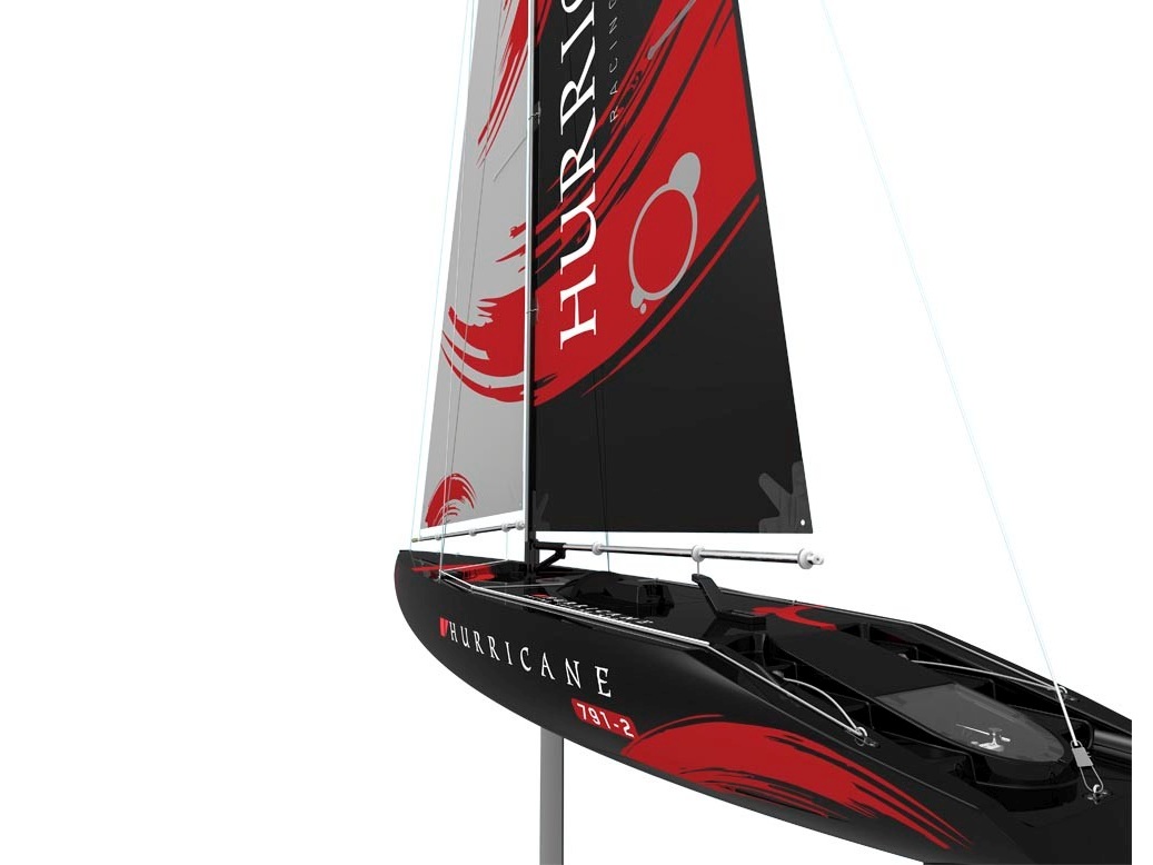 RC-Segelboot, Hurricane, Länge 100cm, RTR-Komplettset, Volantex – Bild 3