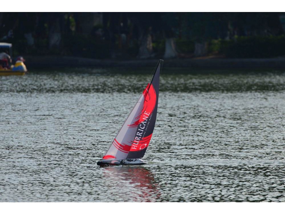 RC-Segelboot, Hurricane, Länge 100cm, RTR-Komplettset, Volantex – Bild 4