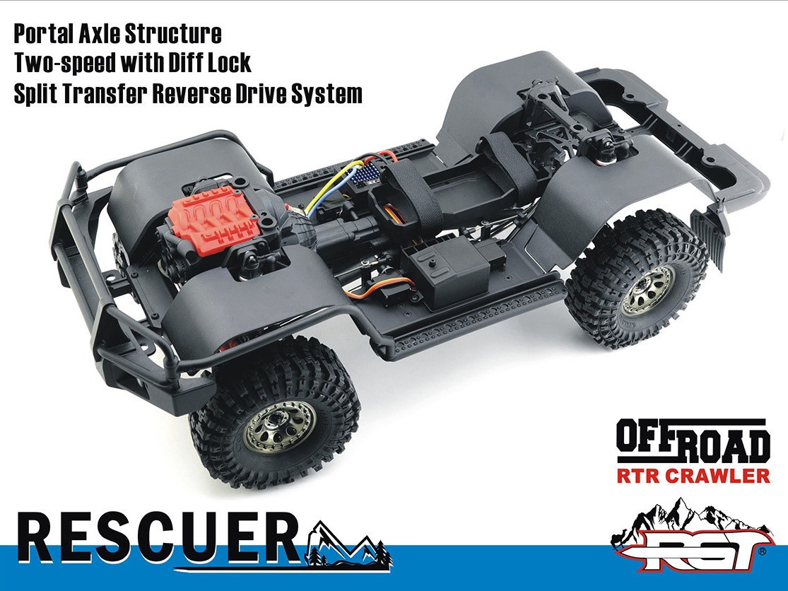 RGT-Racing Off-Road Truck Rescuer - weiss - 1:10 - 4WD - im A-RTR-Set – Bild 4