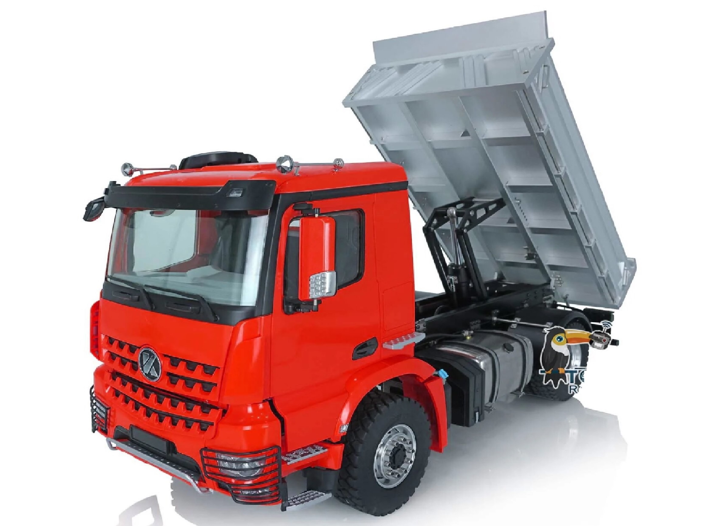 Huina Kabolite K3362 Hydraulik LKW Kipper 1:14 Rot RTR – Bild 2