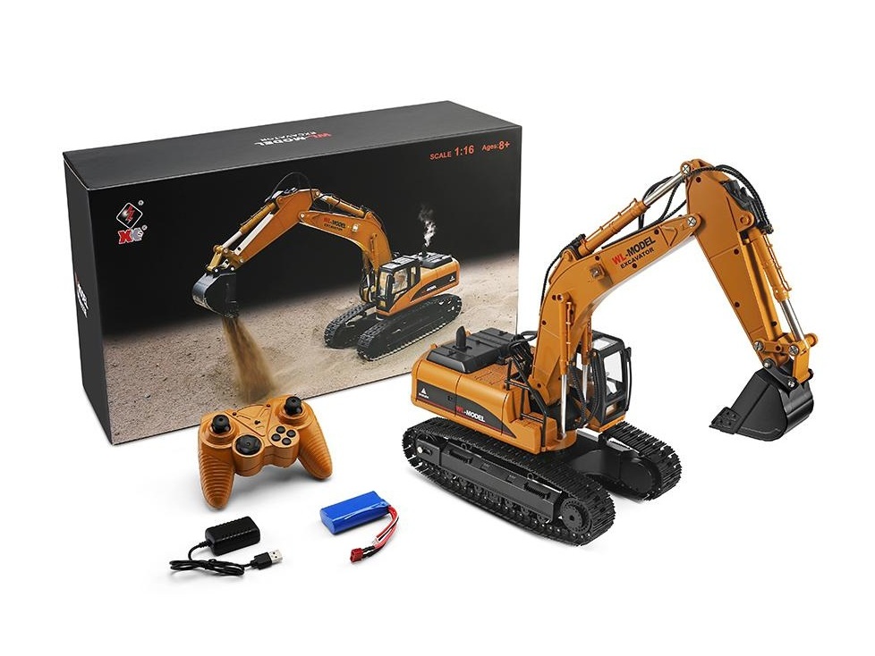 RC Schaufelbagger - RC Bagger Digger, RTR-Set mit Rauchmodul – Bild 2