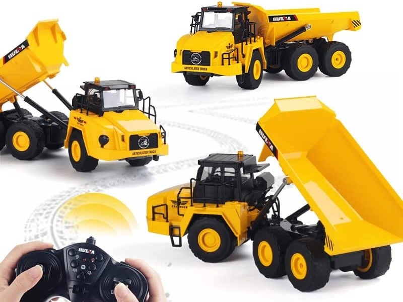 RC Muldenkipper - Kipplader - Knicklader / Dumper Truck - 1553 - Huina – Bild 2