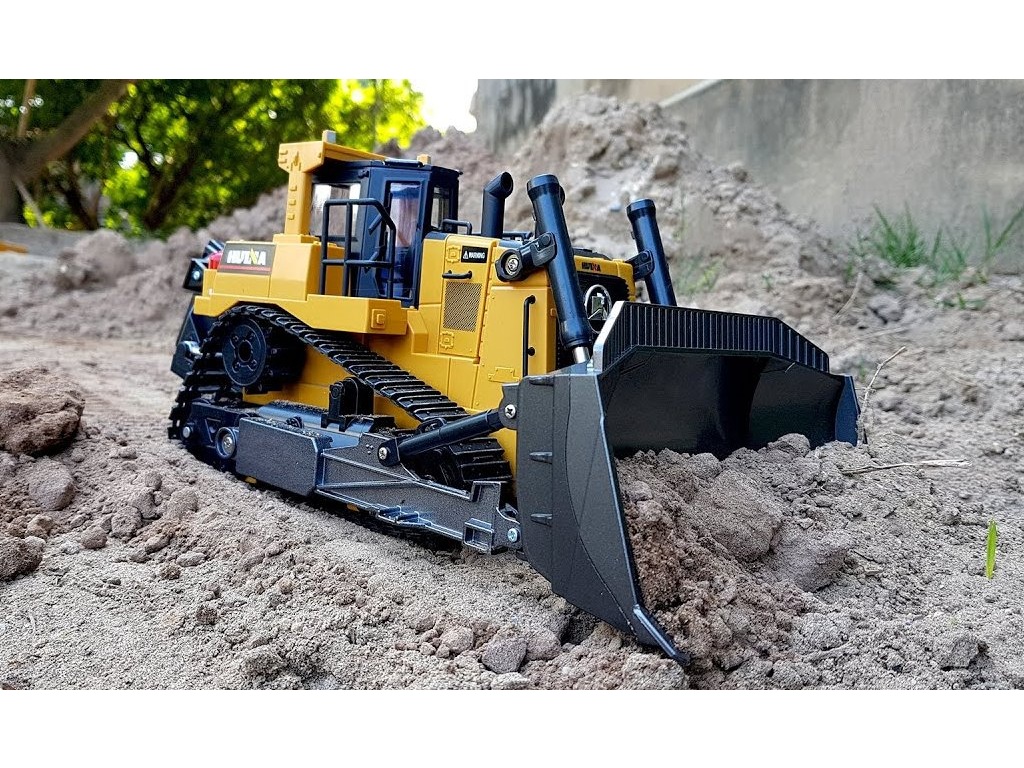 RC Bulldozer / Planierraupe 1:16 - 1554 Huina – Bild 6