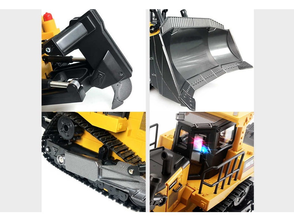 RC Bulldozer / Planierraupe 1:16 - 1554 Huina – Bild 5