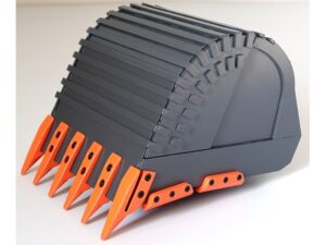 Baggerschaufel / Löffel - ROCK aus Stahl zu RC Bagger Volvo EC360 / 360L