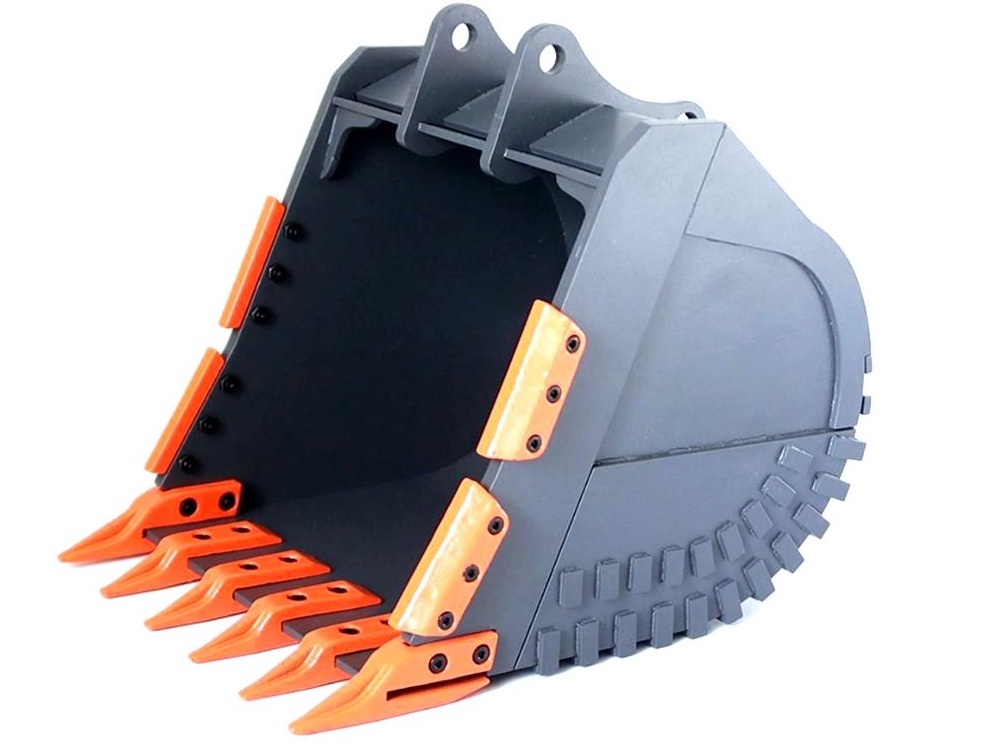 Baggerschaufel / Löffel - ROCK aus Stahl zu RC Bagger Volvo EC360 / 360L – Bild 2