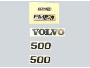 Aufkleber-Set / Logo zu Volvo Kipper für 1:14 RC-Modelle ( Tamiya )