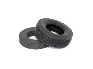 Reifen / Pneu mit Einlage 385/65 R22.5 für 1:12 / 1:14 LKW und Anhänger