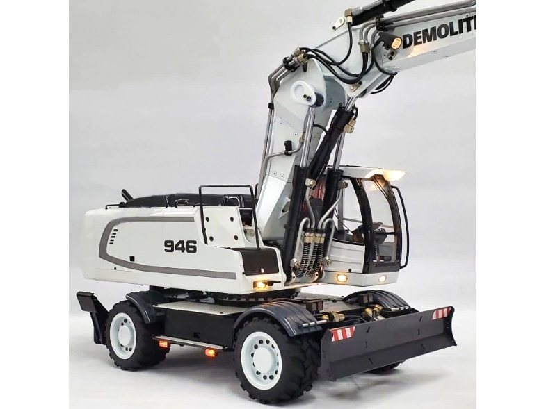 Hydraulischer RC Rad Schaufelbagger Liebherr 946 mit Greifer, RTR-Set, 1:14 – Bild 3