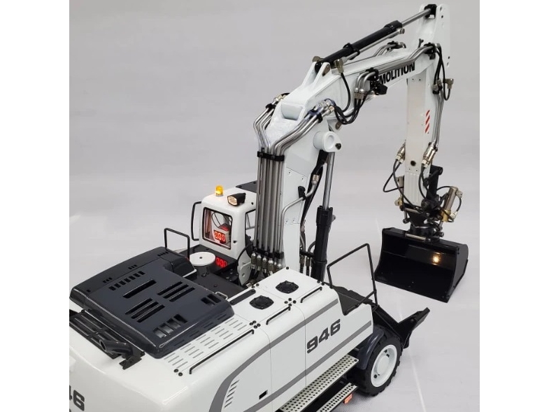 Hydraulischer RC Rad Schaufelbagger Liebherr 946 mit Greifer, RTR-Set, 1:14 – Bild 4