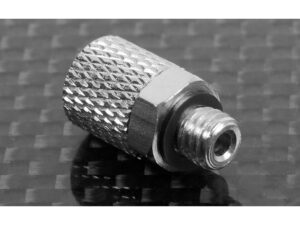 Anschlussnippel gerade, M5, für Hydraulikschlauch 6x4mm