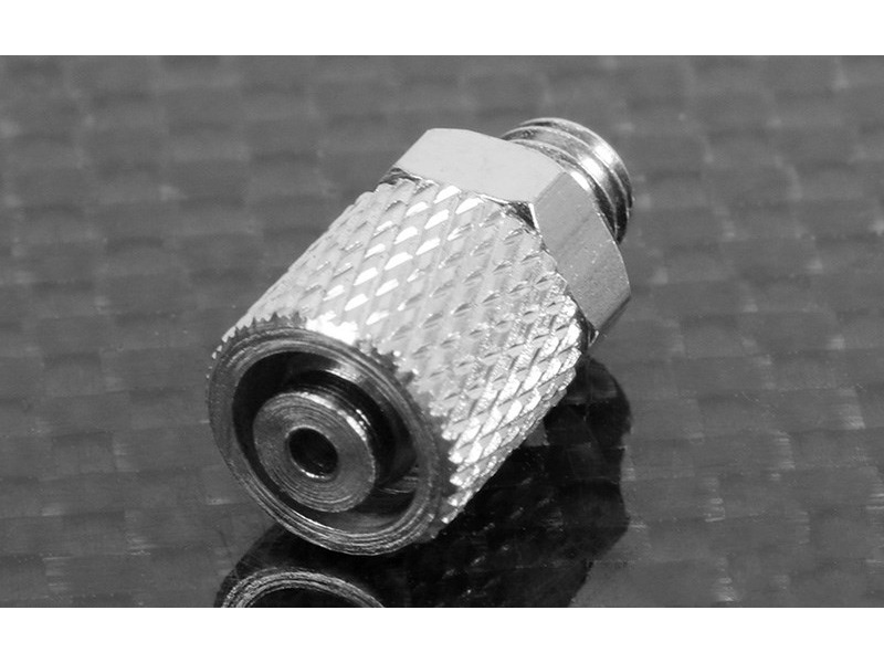 Anschlussnippel gerade, M3 für Hydraulikschlauch 4mm – Bild 2