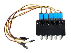 Hydraulik Ventilblock 5 Kanal für  RC Modelle 1:14