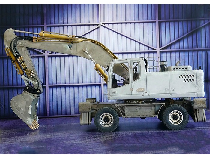 Lesu Radbagger - Mobil-Bagger / Schaufelbagger 1:14 Bausatz – Bild 2