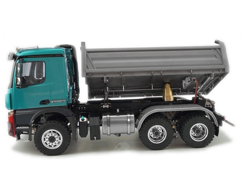 Lesu MAN Dreiseitenkipper 6x6 1:14 aufgebaut, A-RTF-Set – Bild 3