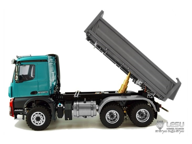 Lesu MAN Dreiseitenkipper 6x6 1:14 aufgebaut, A-RTF-Set – Bild 4