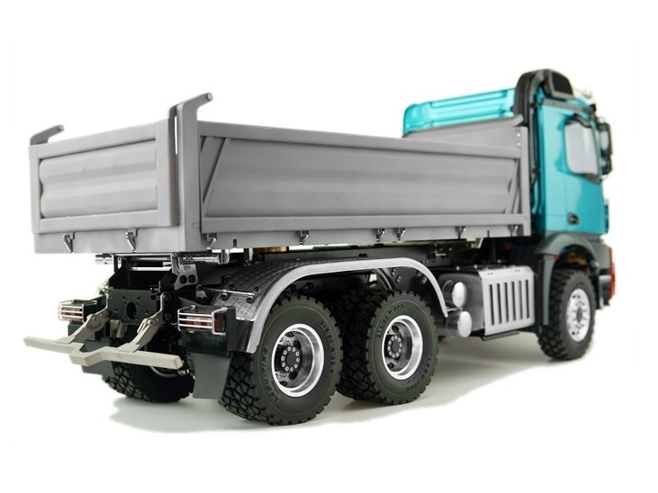 Lesu MAN Dreiseitenkipper 6x6 1:14 aufgebaut, A-RTF-Set – Bild 6