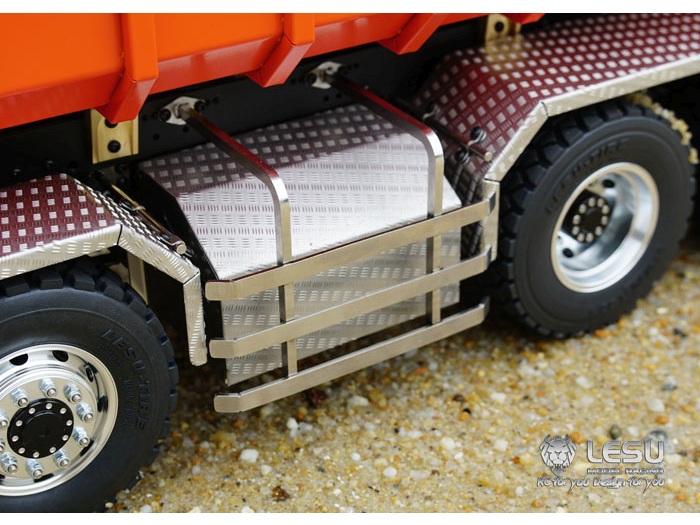 Lesu MAN Absetzmuldenkipper Roro Abroller 8x8, 1:14, aufgebaut, A-RTF-Set – Bild 5