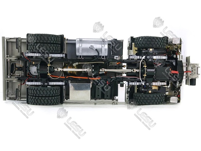 Lesu MAN Muldenkipper 4x4, 1:14, aufgebaut, A-RTF-Set – Bild 6