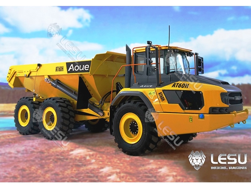 Lesu Knickgelenk - Kipper Dumper Aoue AT60H, 1:16, Bausatz