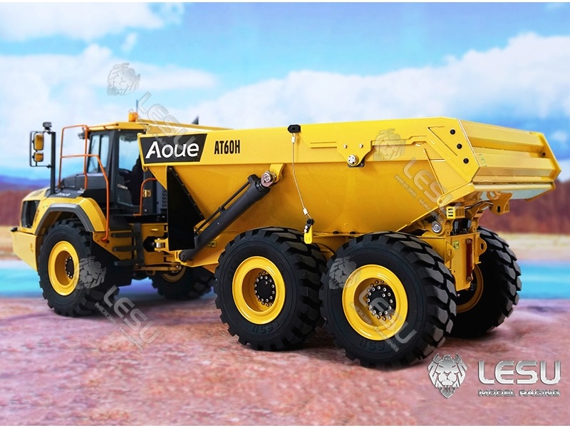 Lesu Knickgelenk - Kipper Dumper Aoue AT60H, 1:16, Bausatz – Bild 2